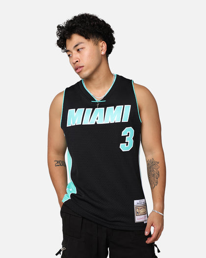Mitchell & Ness Miami Heat Dwyane Wade '12-13 Swingman Jersey Black/Ice Blue