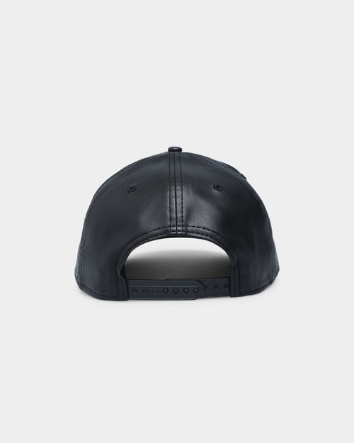 New Era New York Mets "Black Tan PU Leather" 9FORTY K-Frame Snapback Black/Tan