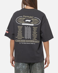 Mitchell & Ness Formula 1 Motorsport Box T-Shirt Washed Black