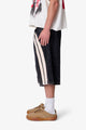 MNML Ultra Baddy Stripe Twill Short Washed Black