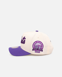 Mitchell & Ness New York Mets 'Chainstitch Wordmark' Pro Pinch Snapback Purple