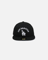 New Era Los Angeles Dodgers 'Gothic Arch' 59FIFTY Fitted Black/White