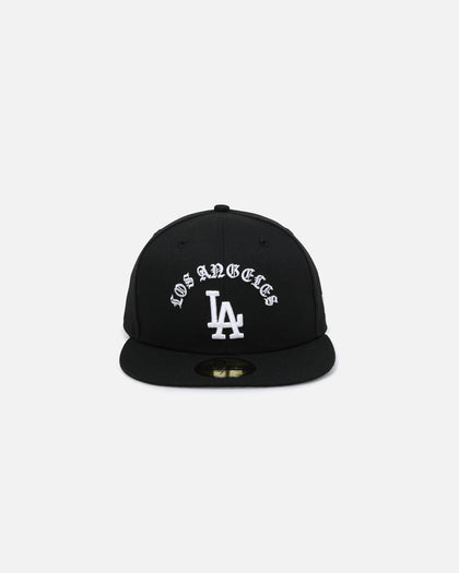 New Era Los Angeles Dodgers 'Gothic Arch' 59FIFTY Fitted Black/White