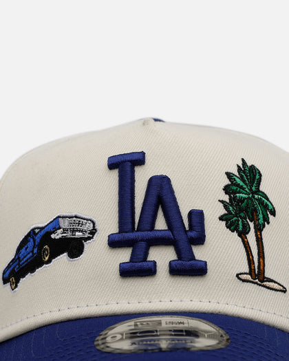 New Era Los Angeles Dodgers 'Chrome City Icons' 9FORTY A-Frame Snapback Chrome/Official Team Color