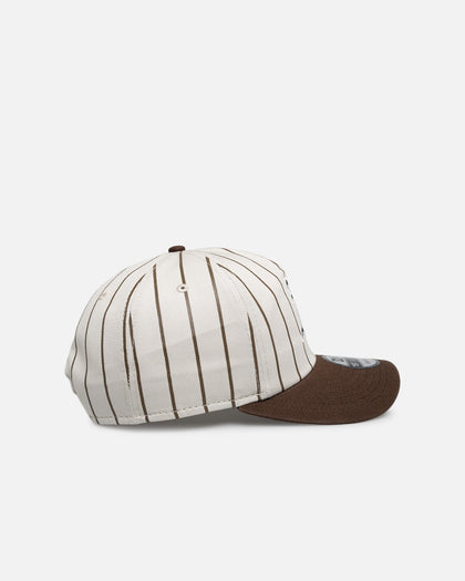 New Era Oakland Athletics 'Washed Stone Walnut' 19TWENTY Snapback Brown Pinstripe