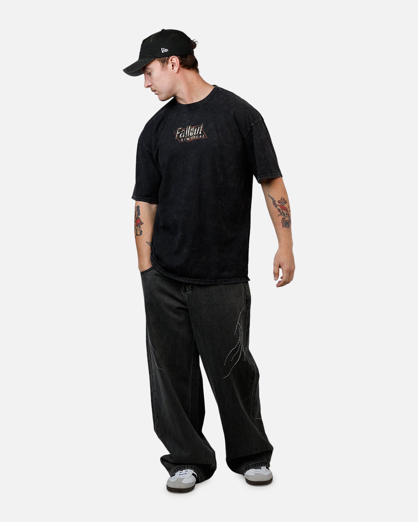 73Studio X Fallout: New Vegas T-Shirt Black Acidwash | Culture