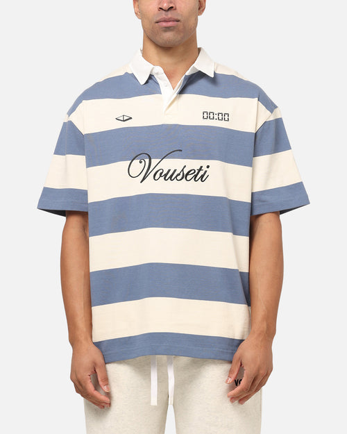 Vouseti Post Game Polo Shirt Blue