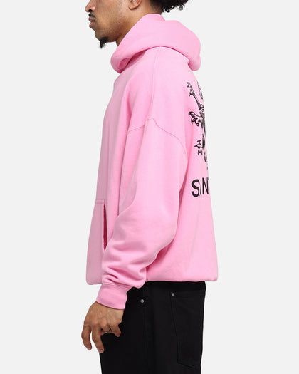 Saint Morta Lover Club Boxy Hoodie Pink