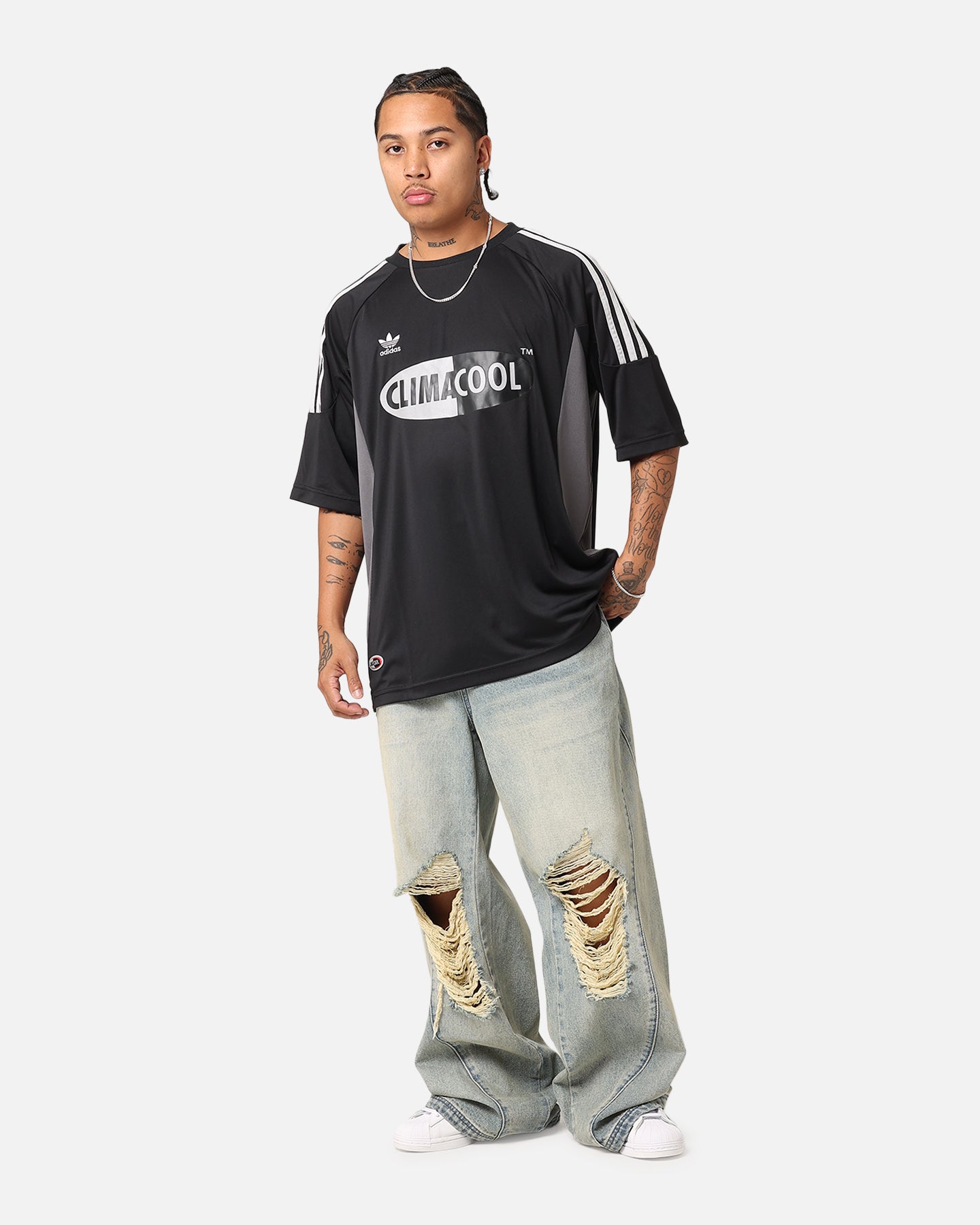 美品 パフォーマンスロゴ CUMACOOLセットアップジャージ Adidas Climacool Jersey Black | Culture Kings US