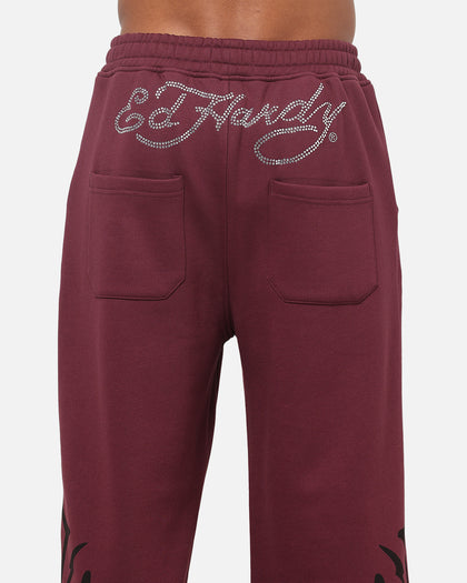 Ed Hardy Trinity Sweatpants Plum