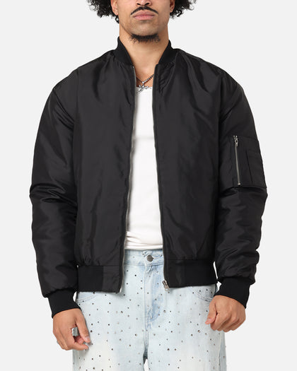 Saint Morta Gothic Noir Bomber Jacket Black