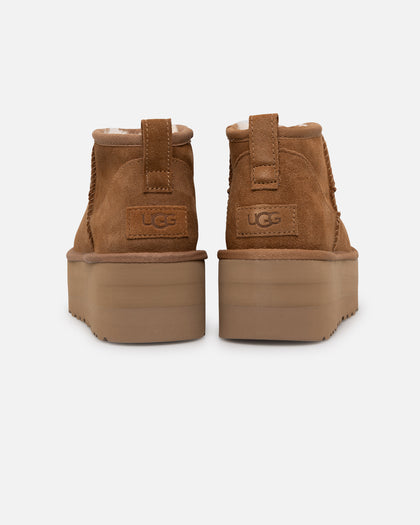 Ugg Boots Women's Classic Ultra Mini Platform Chestnut