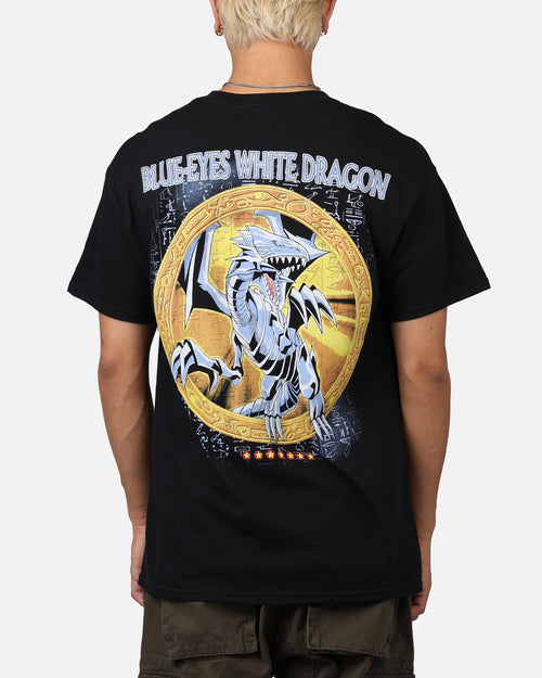 73Studio X Yu-Gi-Oh! Blue Eyes White Dragon T-Shirt Black