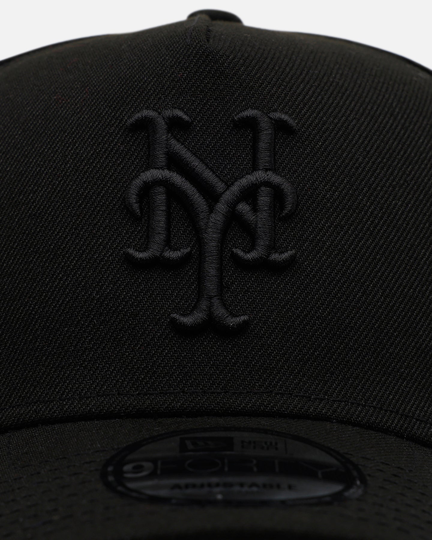 New Era New York Mets 'Easy Black' 9FORTY A-Frame Snapback Black