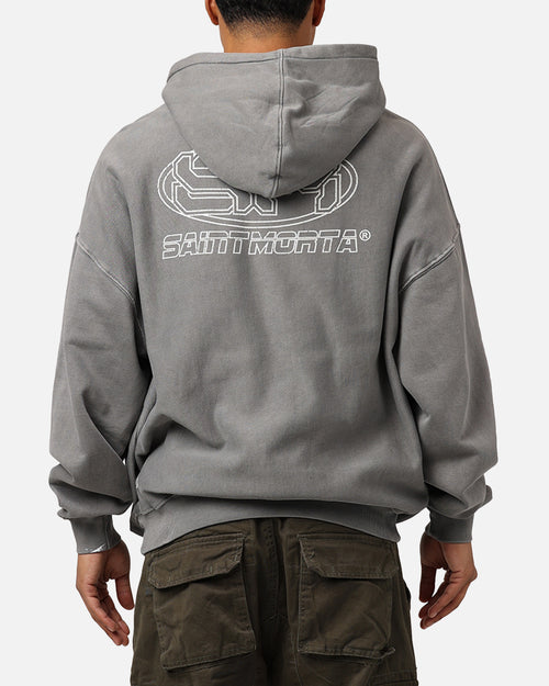 Saint Morta Rage Motors Premium Hoodie Washed Charcoal