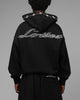 Loiter Pearl Zip Hoodie Black
