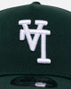 New Era Los Angeles Dodgers 'Upside Down LA Logo' 9FORTY A-Frame Snapback Dark Green