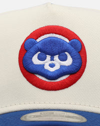 New Era Chicago Cubs 'Team Color Visor' 9FORTY A-Frame Snapback Chrome