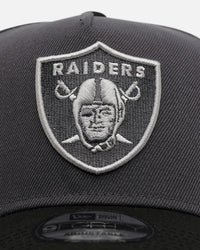 New Era Las Vegas Raiders 'Stealth 2.0' 9FORTY A-Frame Snapback Graphite