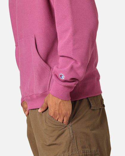 Champion Reverse Weave Terry Tape Hoodie Berry