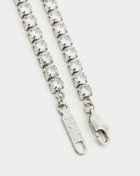 NXS 5mm Tennis Chain White Gold