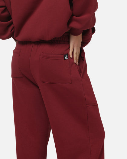 Carre Rivet Trackpants Burgundy