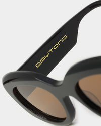 NUQE Daytona Sunglasses Black/Orange