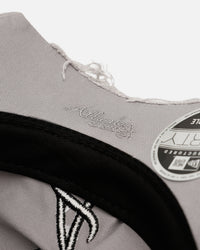 New Era Atlanta Braves 'Cutoff Visor' 9FORTY Snapback Washed Black