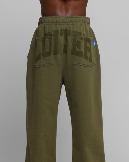 Loiter Arch Premium Sweat Pants Khaki