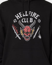 Goat Crew Goat Crew X Stranger Things Hellfire Hoodie Black