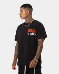 Goat Crew Removalist Vintage T-Shirt Black Wash