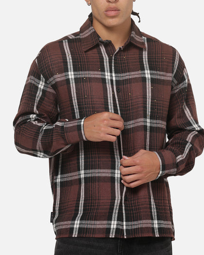 Saint Morta Medici Plaid Long Sleeve Shirt Port