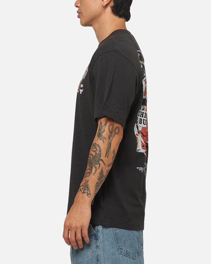Mitchell & Ness Chicago Bulls Dennis Rodman Ripped Player T-Shirt Washed Black