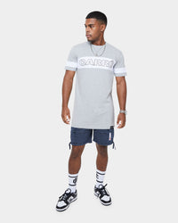 Carré Panneau Short Sleeve T-Shirt Grey Marle