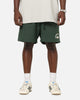 Champion Reverse Weave Terry Flock 5" Shorts Dark Green