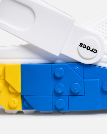 Crocs X LEGO® 4LW System Clog White/Blue/Yellow