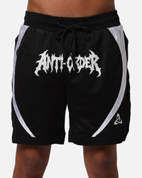 The Anti Order Sparta Mesh Basketball Shorts Black/White