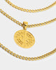 NXS Compass Necklace Set Gold