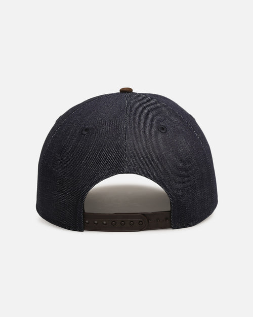 New Era Los Angeles Dodgers 'Denim Cowhide' 9FORTY A-Frame Snapback Navy