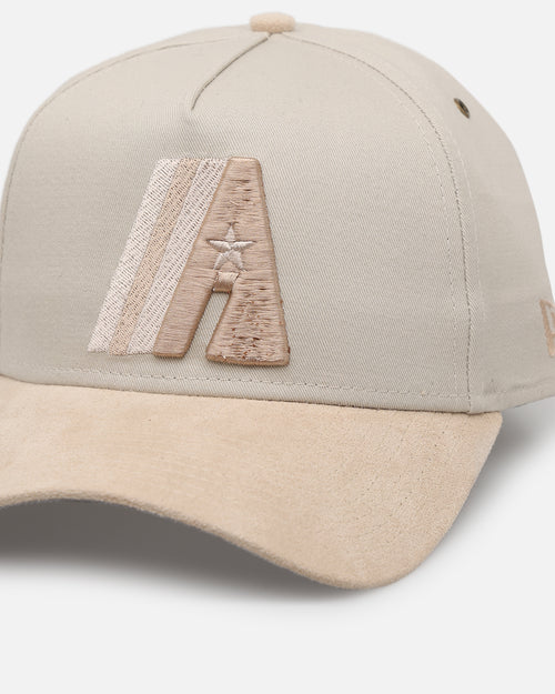 New Era Houston Astros 'Cream Suede' 9FORTY A-Frame Strapback Stone/Oatmilk