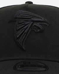 New Era Atlanta Falcons 'Black on Black' 9FORTY A-Frame Snapback Black/Black
