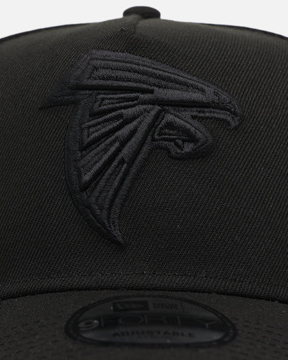 New Era Atlanta Falcons 'Black on Black' 9FORTY A-Frame Snapback Black/Black