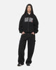 S Double Triple Block Zip Hoodie Black
