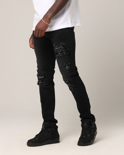 Saint Morta Paisley Summum Jeans Black Shadow