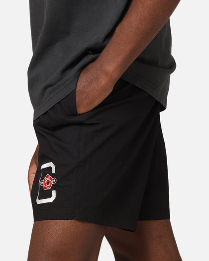 Carre Rose Beach Shorts Black