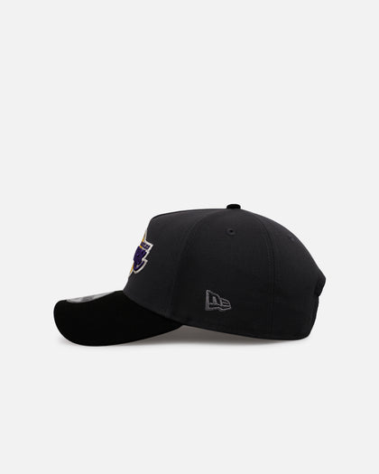 New Era Los Angeles Lakers 'Stealth 2.0' 9FORTY A-Frame Snapback Graphite