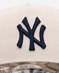 New Era New York Yankees 'Realtree Visor' 9FORTY A-Frame Snapback Cream/Camo