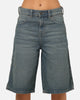 Dickies Denim 13" Loose Jean Shorts Khaki Tinted Blue