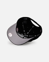 New Era Los Angeles Angels 'Pink Rose Embroidery' 9FORTY A-Frame Snapback Black/Pink