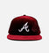 New Era Atlanta Braves 'Velvet Roses' 59FIFTY Fitted Maroon